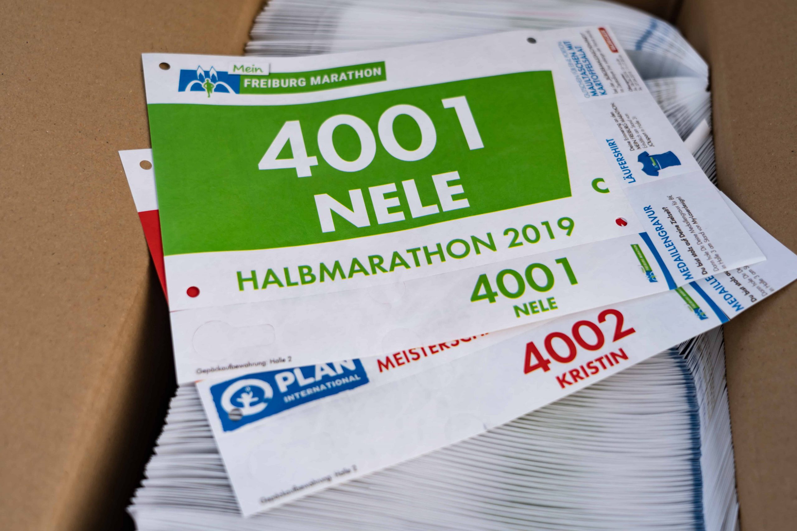 MEIN FREIBURG MARATHON: Startnummern